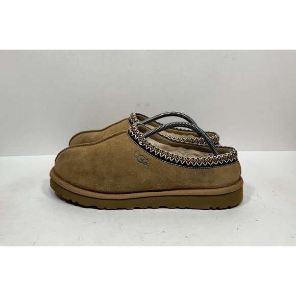 UGG Tasman Men’s Size 10 Chestnut Suede Lined Slip-On Slipper 5950 - Picture 3 of 8